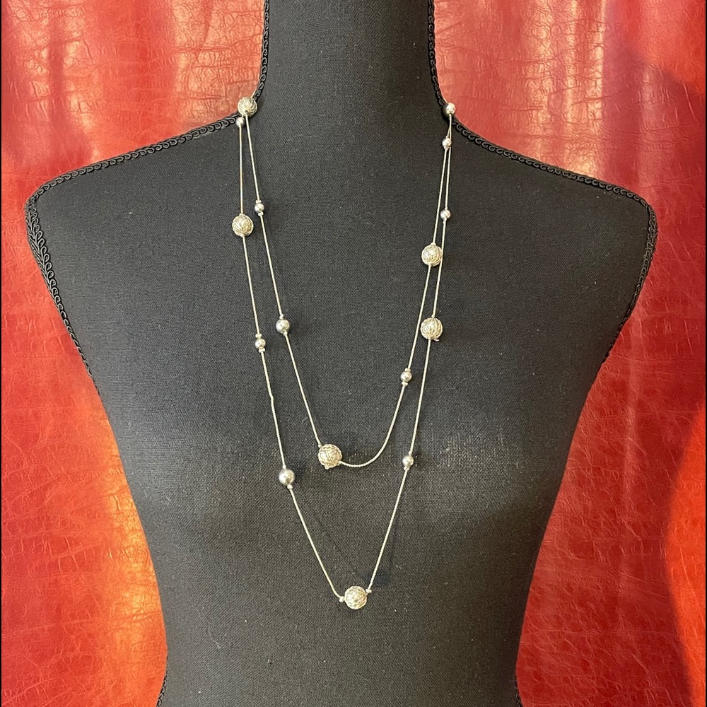 Silver necklace